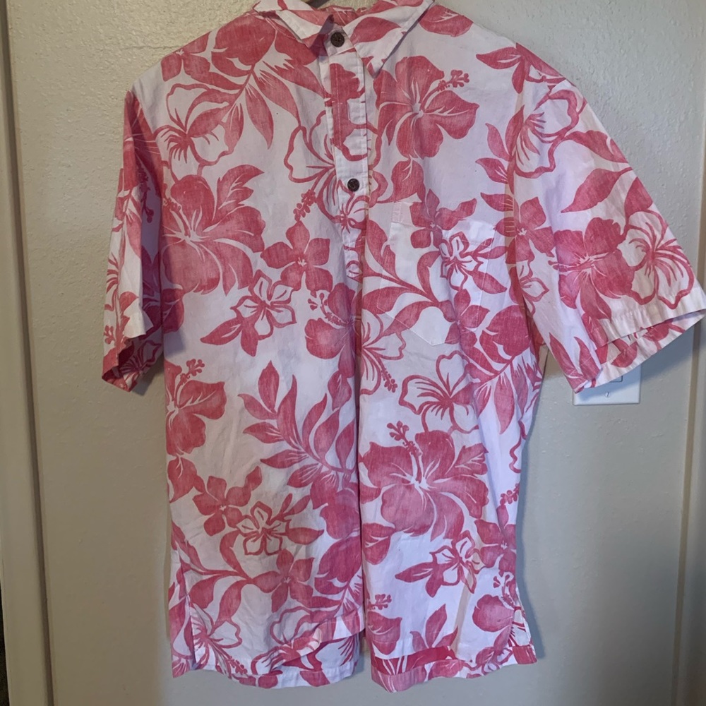 Pink Floral button up